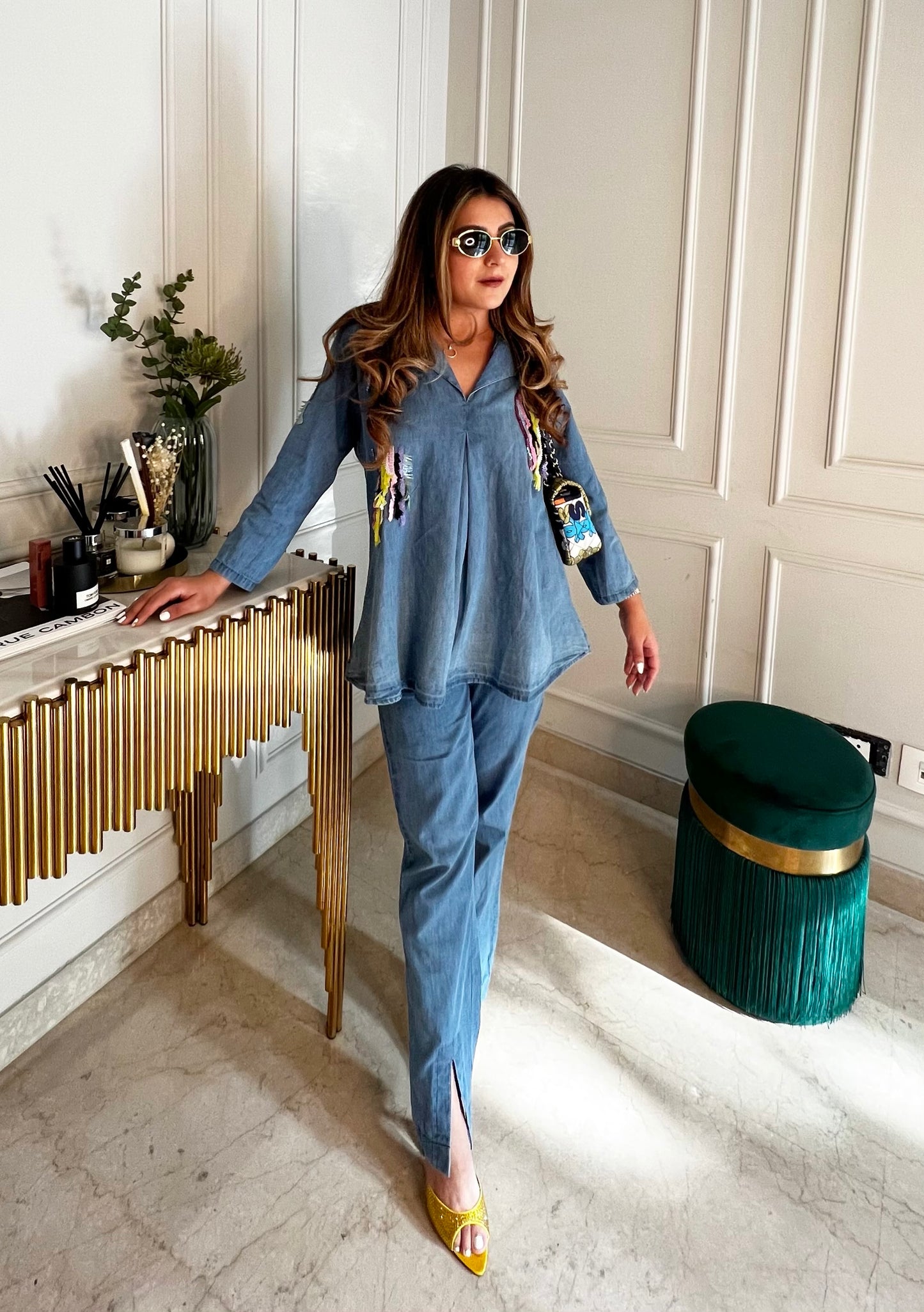 The Denim Daisy Coordinate - Pants