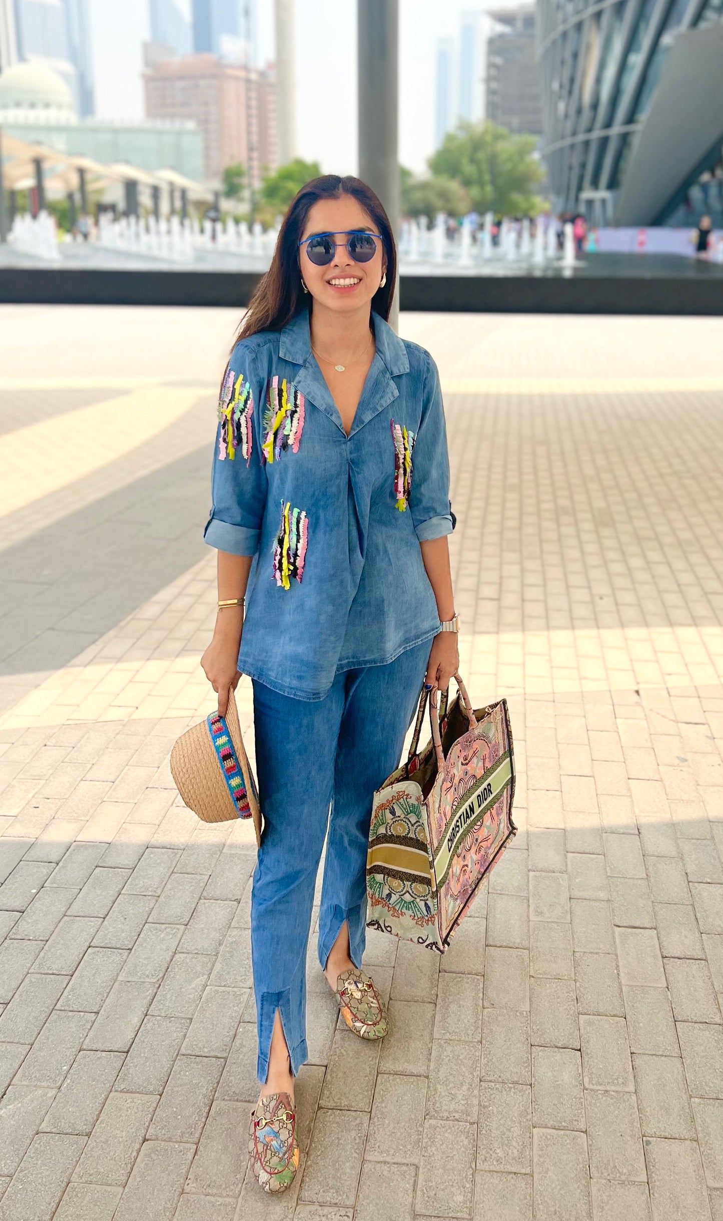 The Denim Daisy Coordinate - Pants