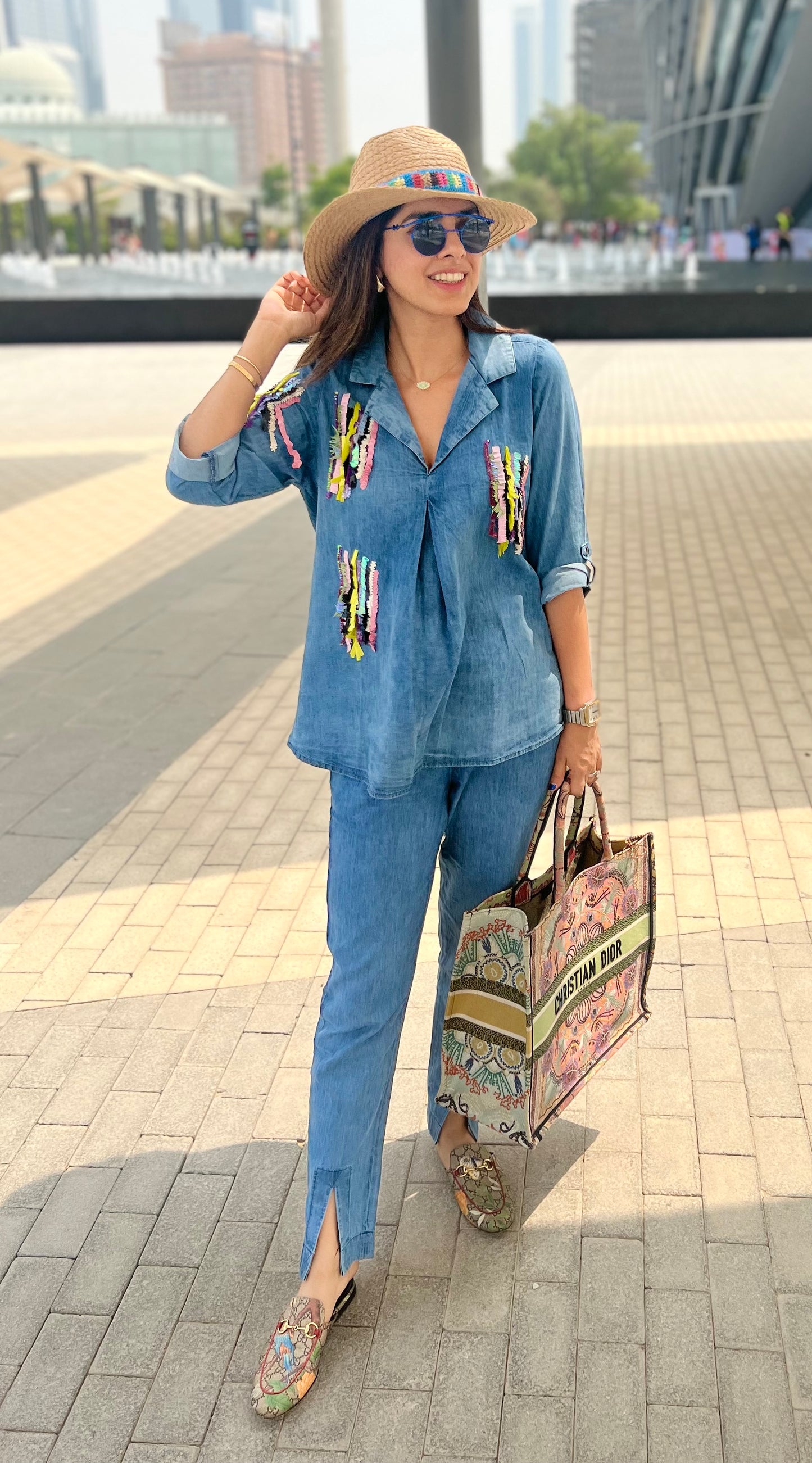 The Denim Daisy Coordinate - Pants